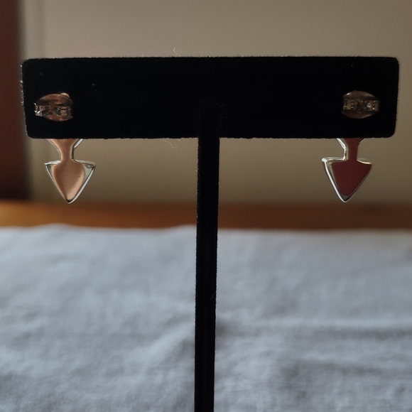 Amber sterling silver earrings - Picture 2 of 4